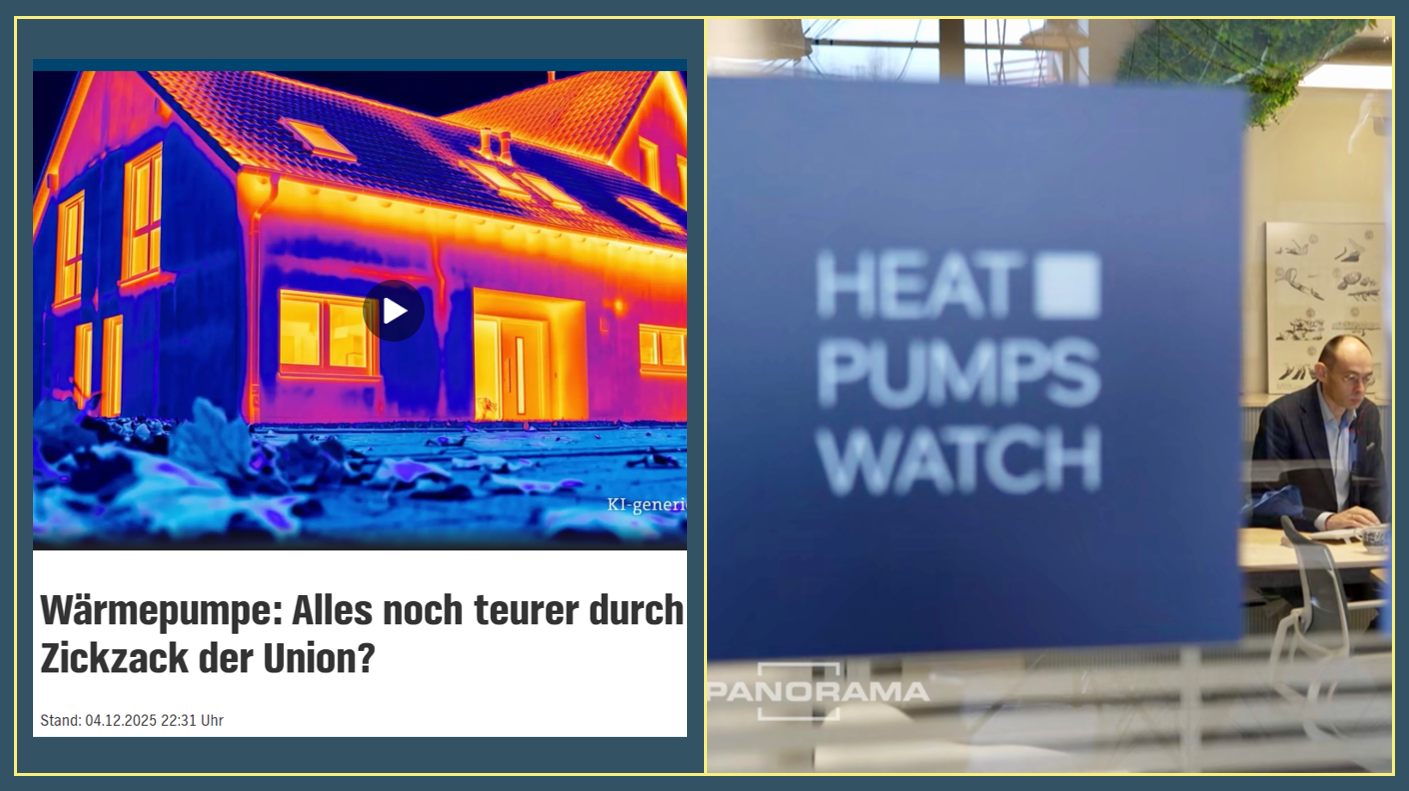 Heat Pumps Watch on ARD Panorama